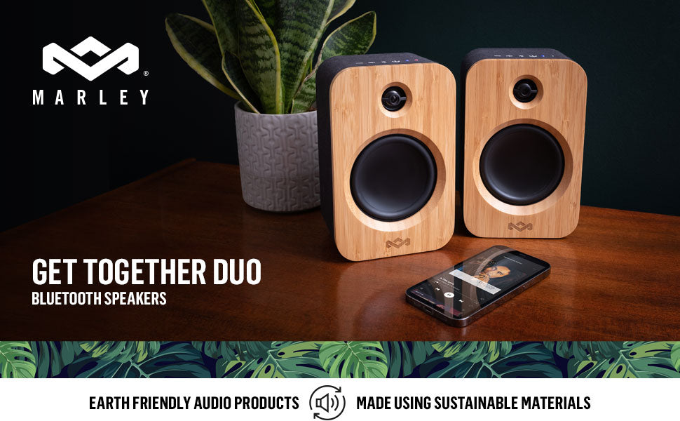 House of Marley Enceinte GET TOGETHER DUO coloris bois - 4MURS