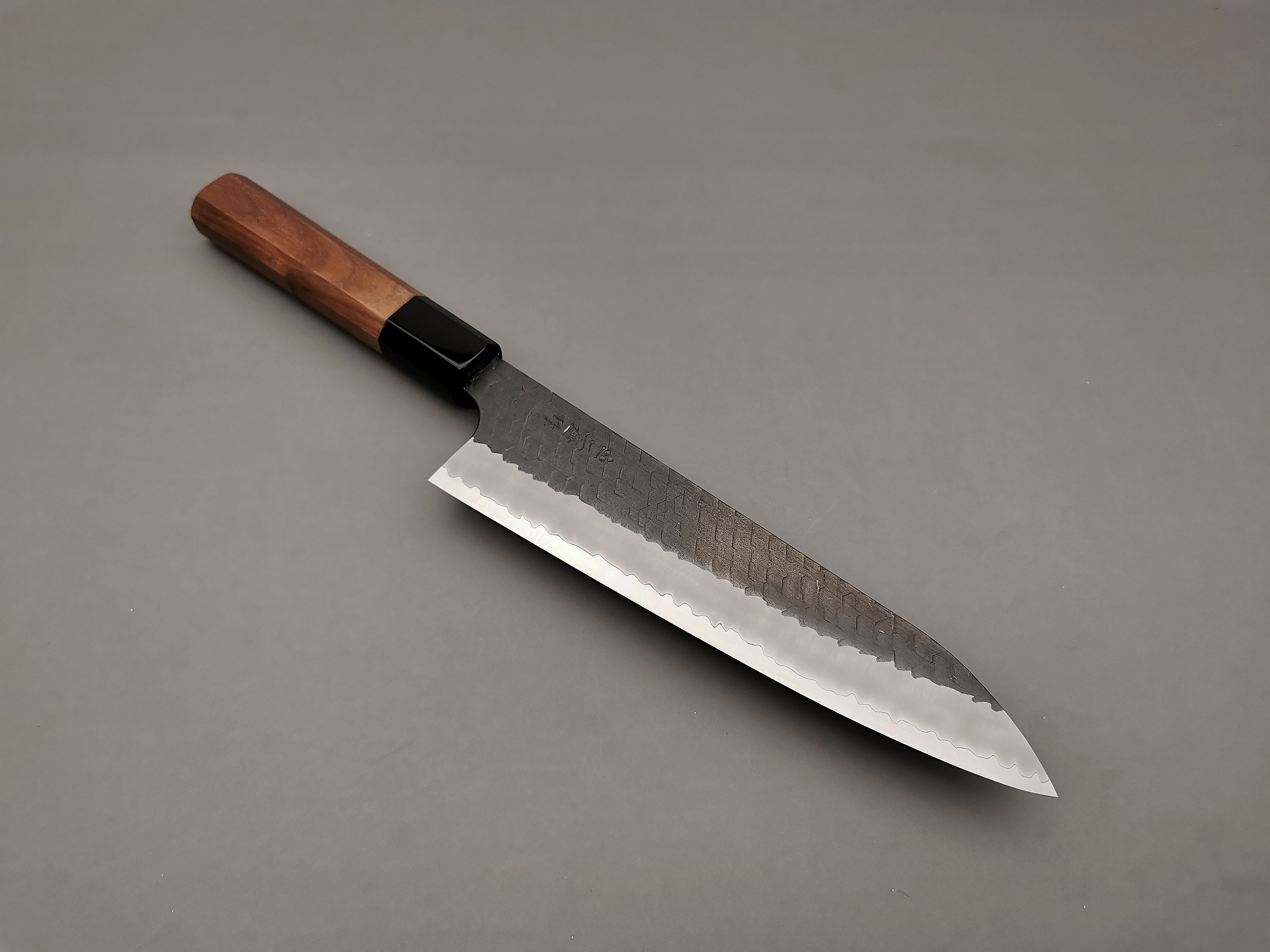 Hammered Finish Gyuto Japanese Knife: 210 mm, NIGARA