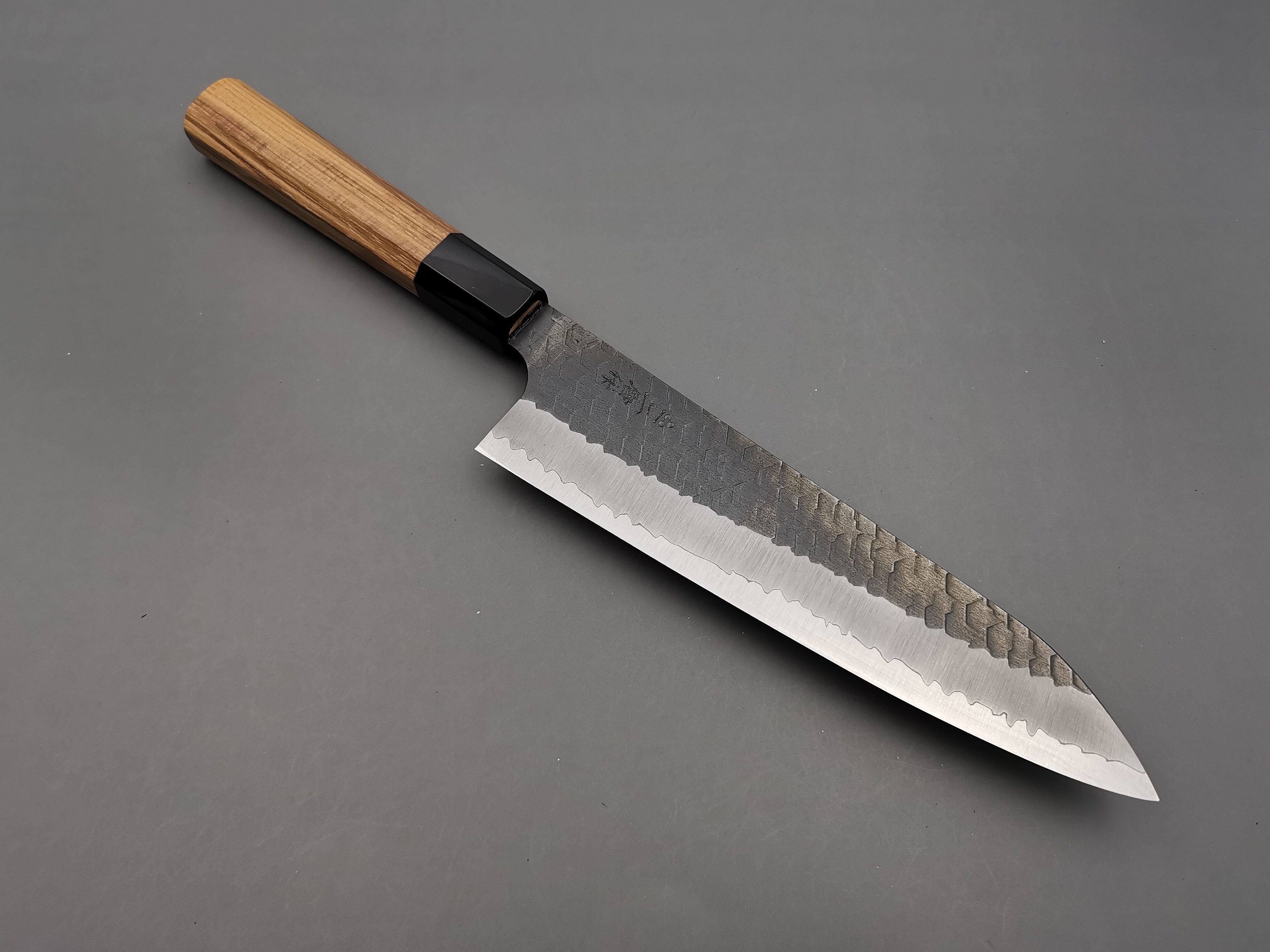 Hammered Finish Gyuto Japanese Knife: 210 mm, NIGARA