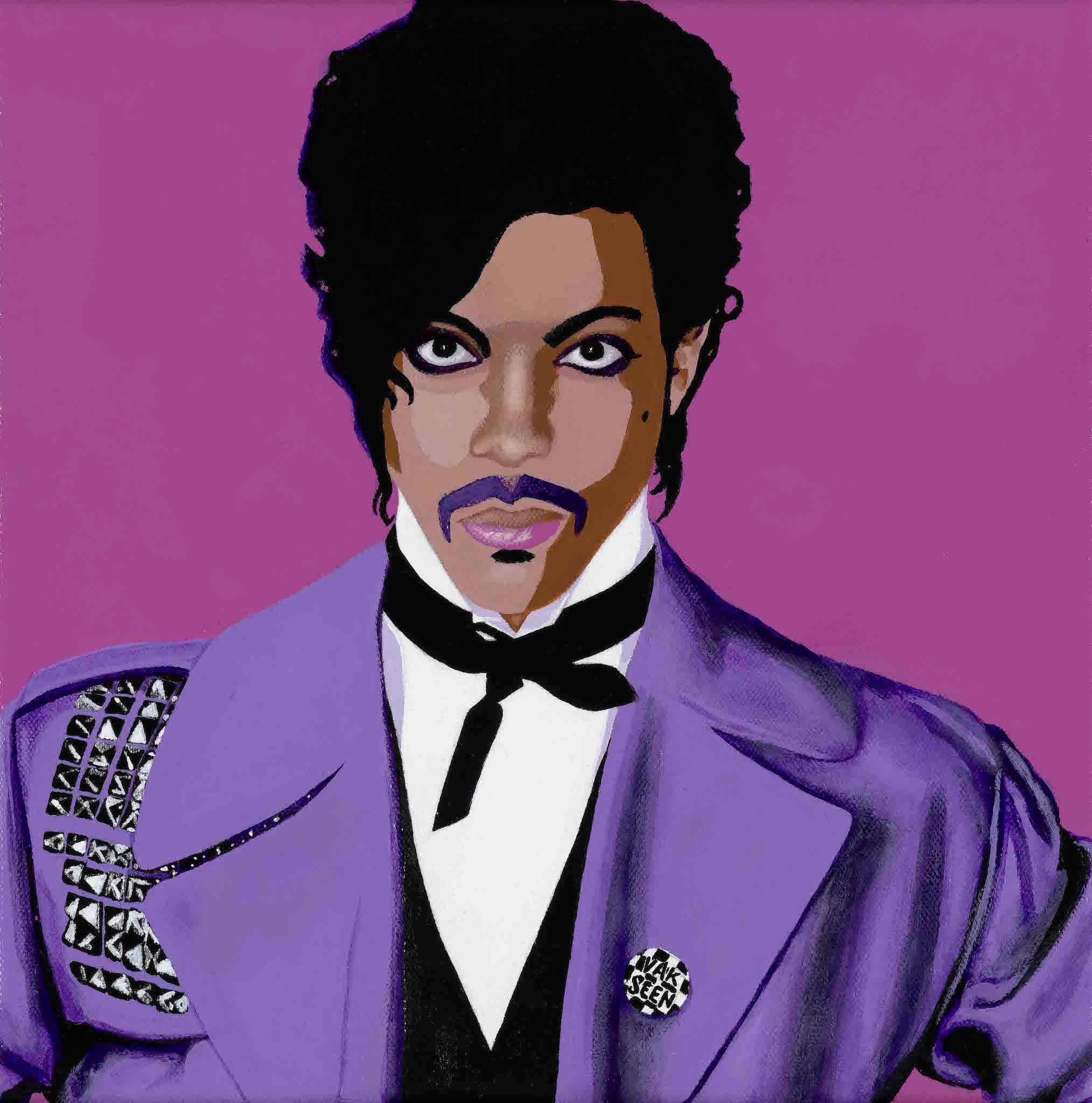 The Purple One - Prince portrait Art - Original Acrylic Painting & Wal ...