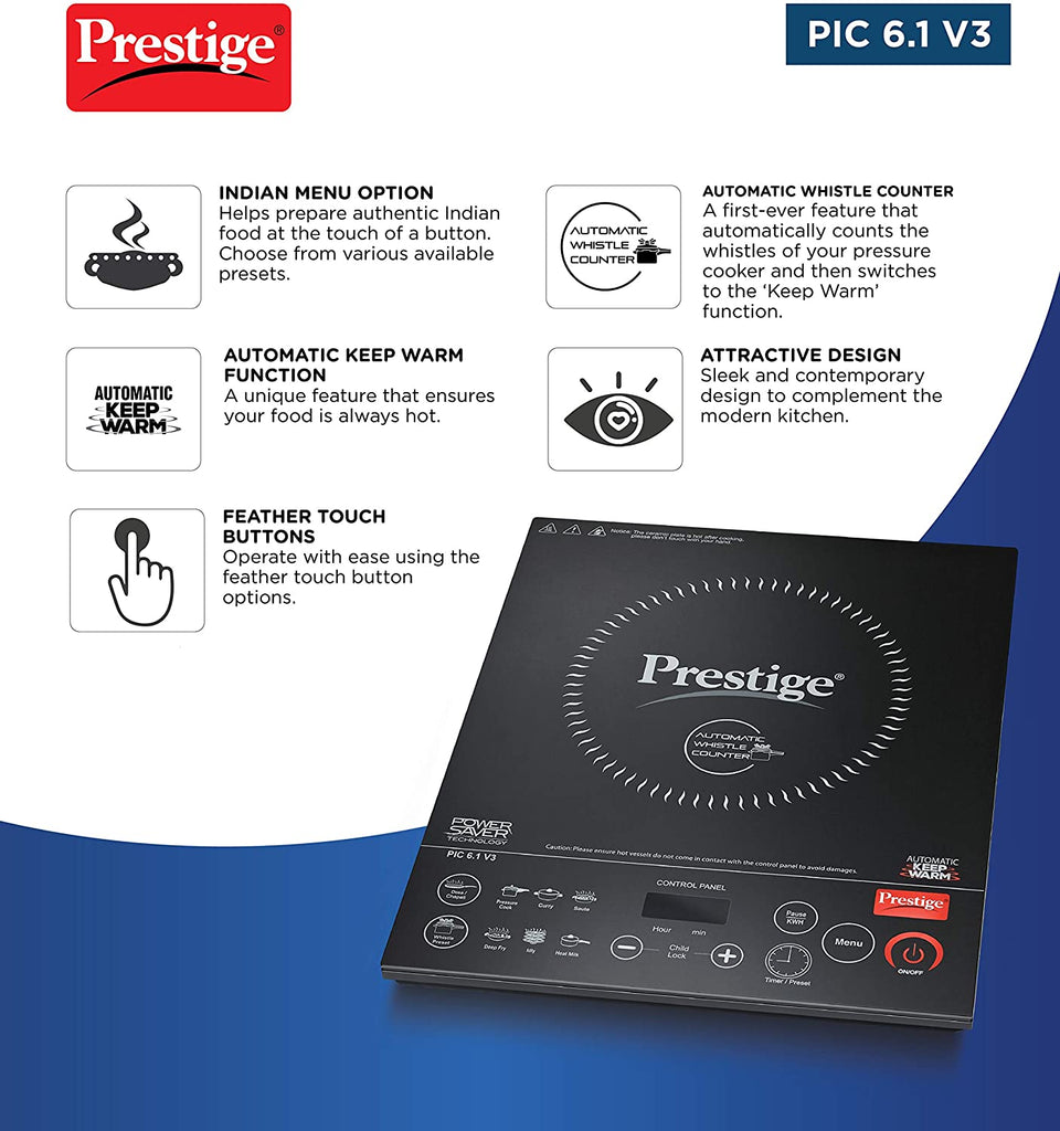 prestige induction power consumption