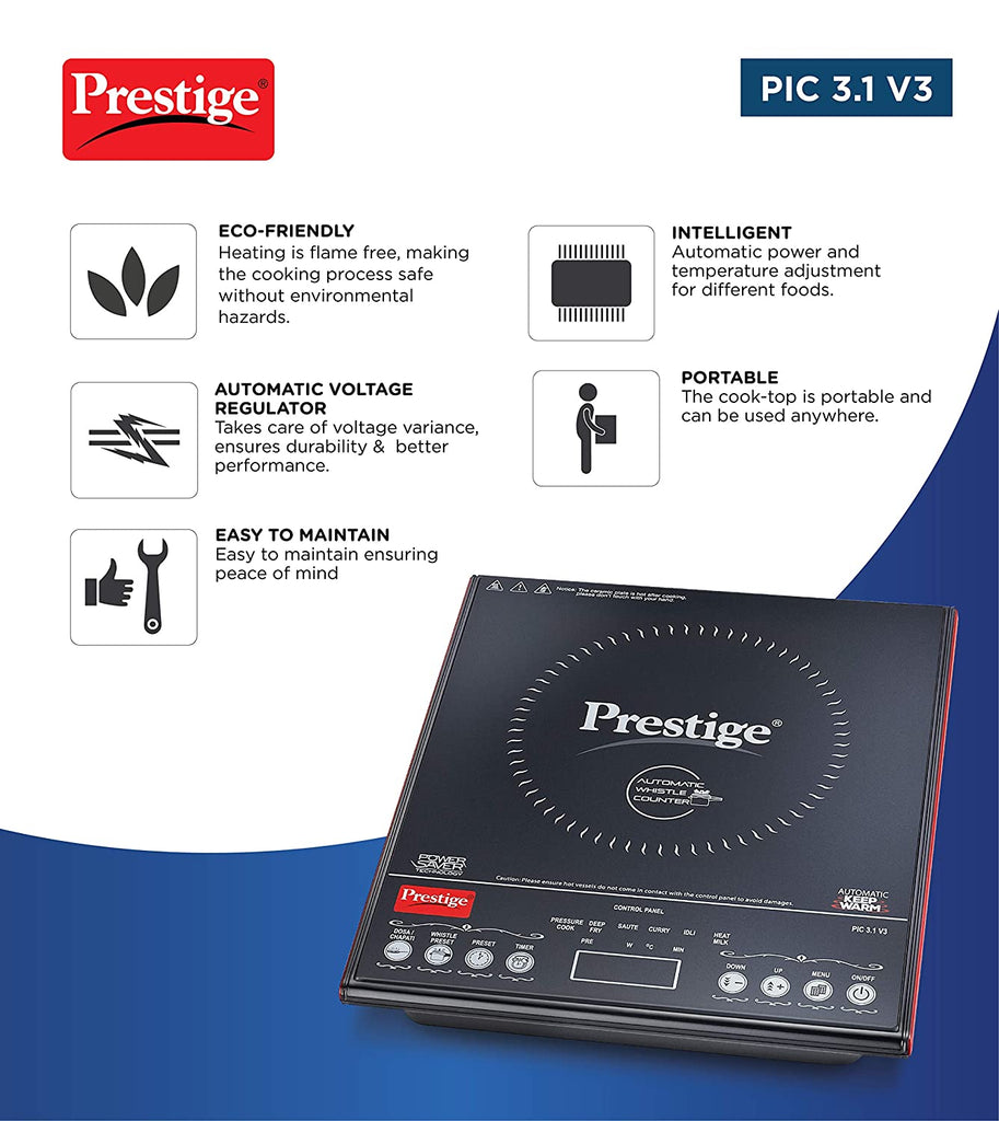 how to use prestige induction pic 3.0 v2