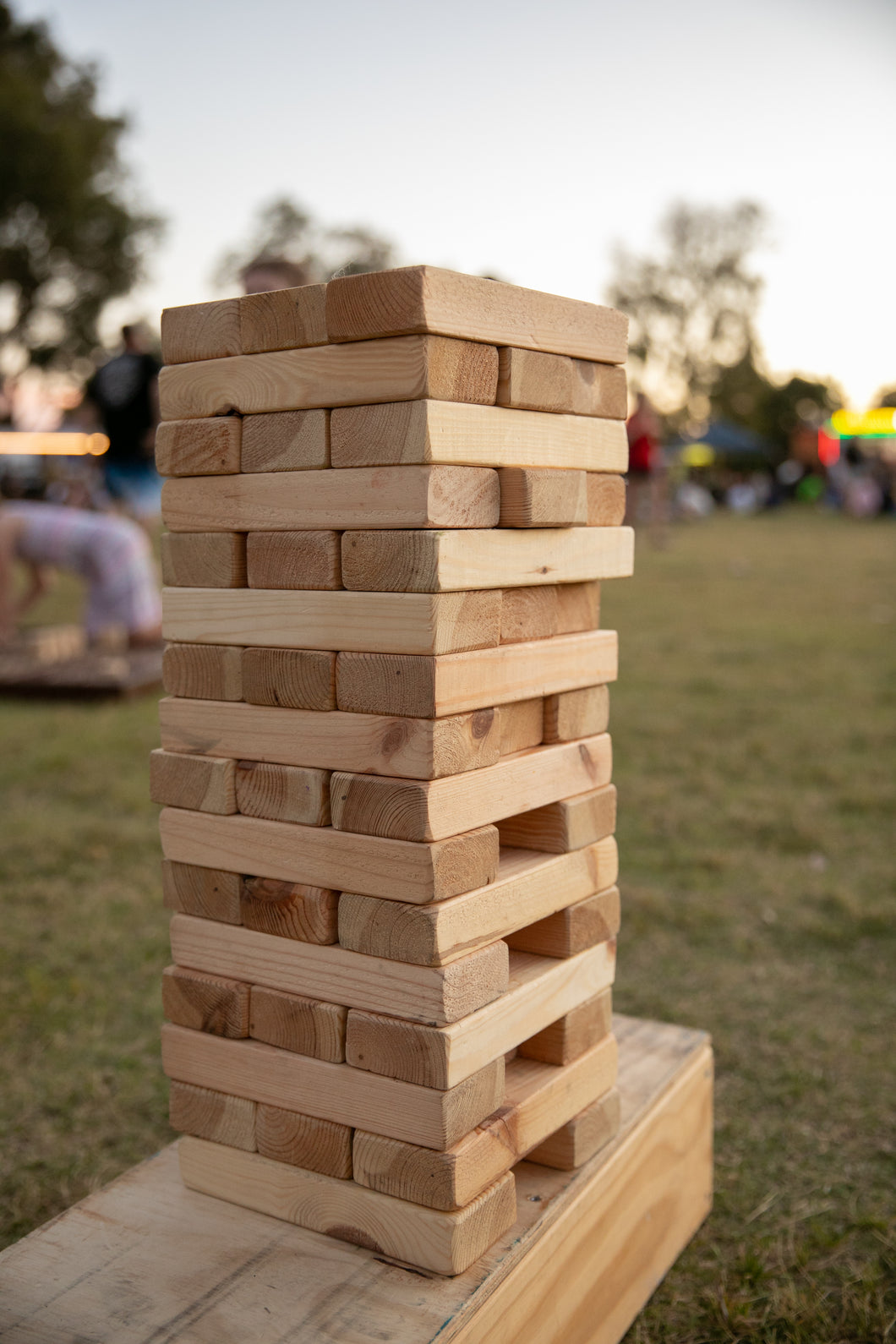 large jenga outdoor