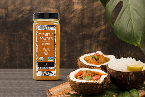 Coconut Curry with Soeos Organic Turmeric Powder