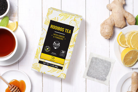 Soeos Rooibos Tea with Ginger and Turmeric