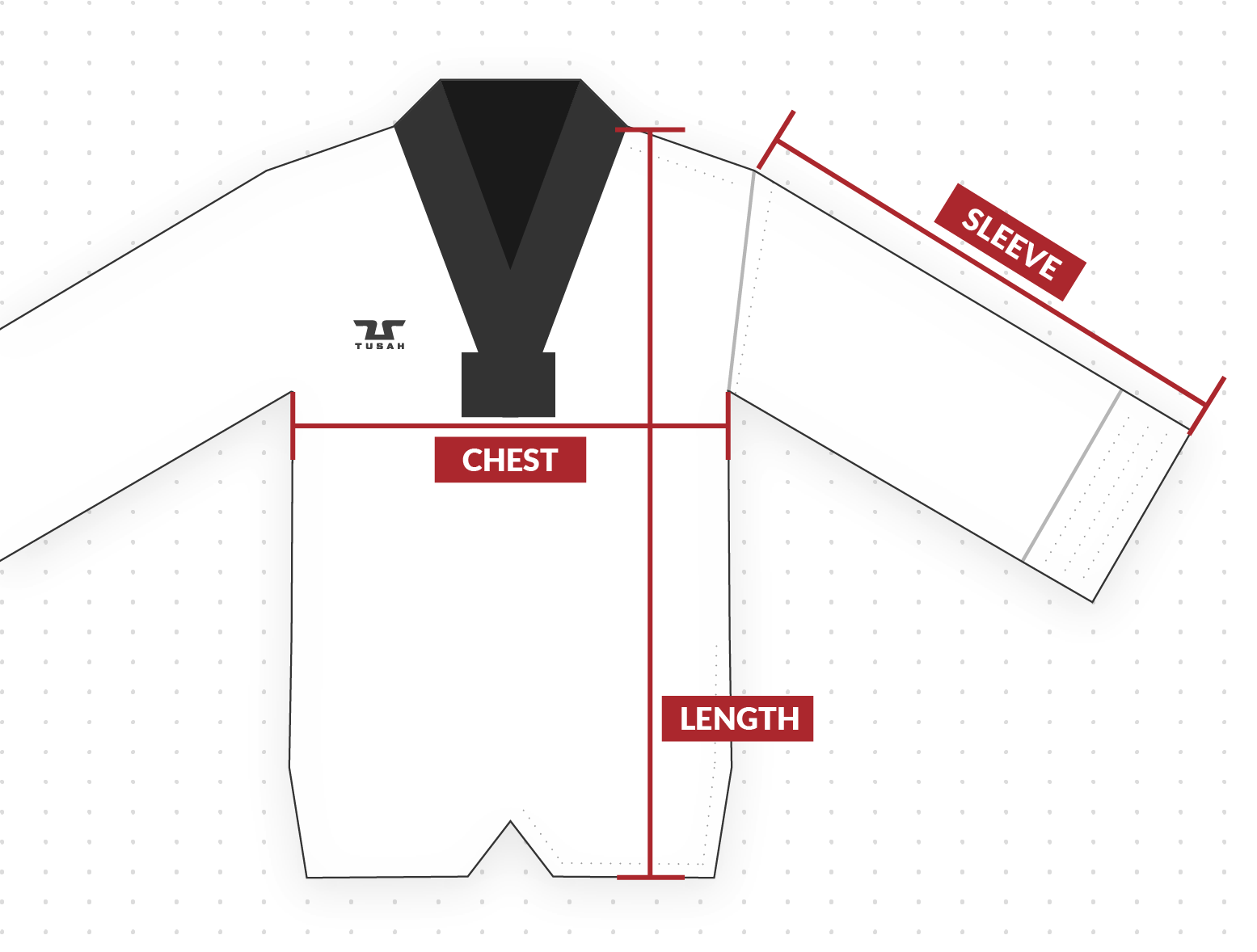 Taekwondo Uniform Size Chart