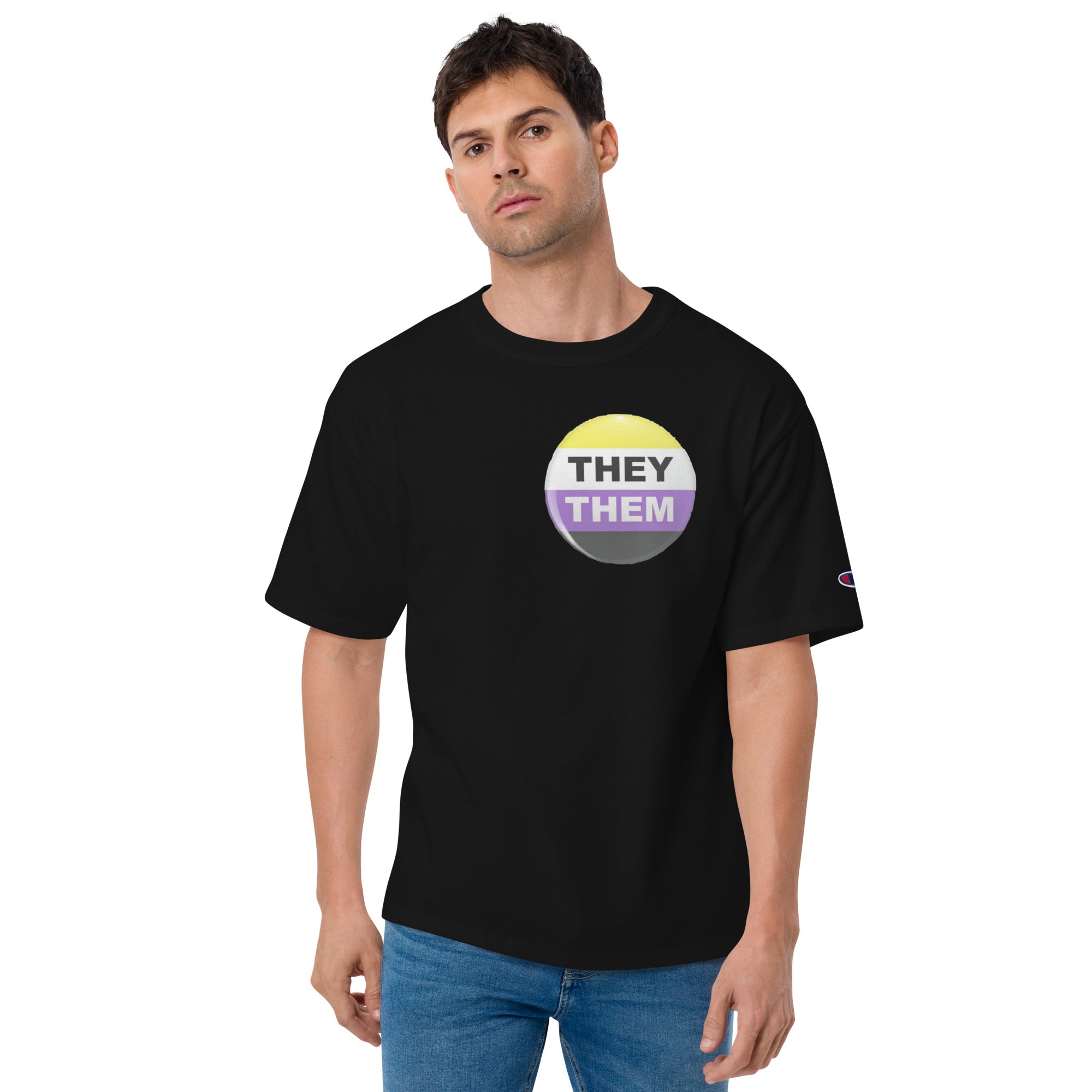 They / Them Men's Champion T-Shirt