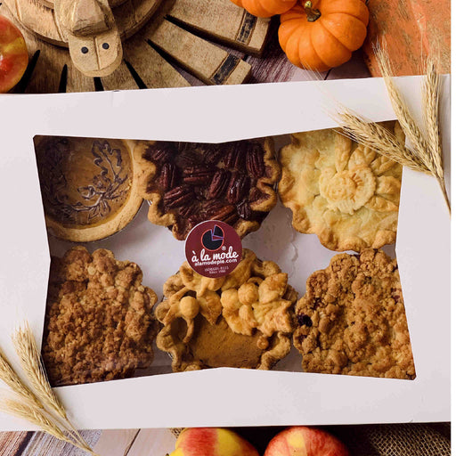 Thanksgiving Decorated Pie Medley Box  (V)