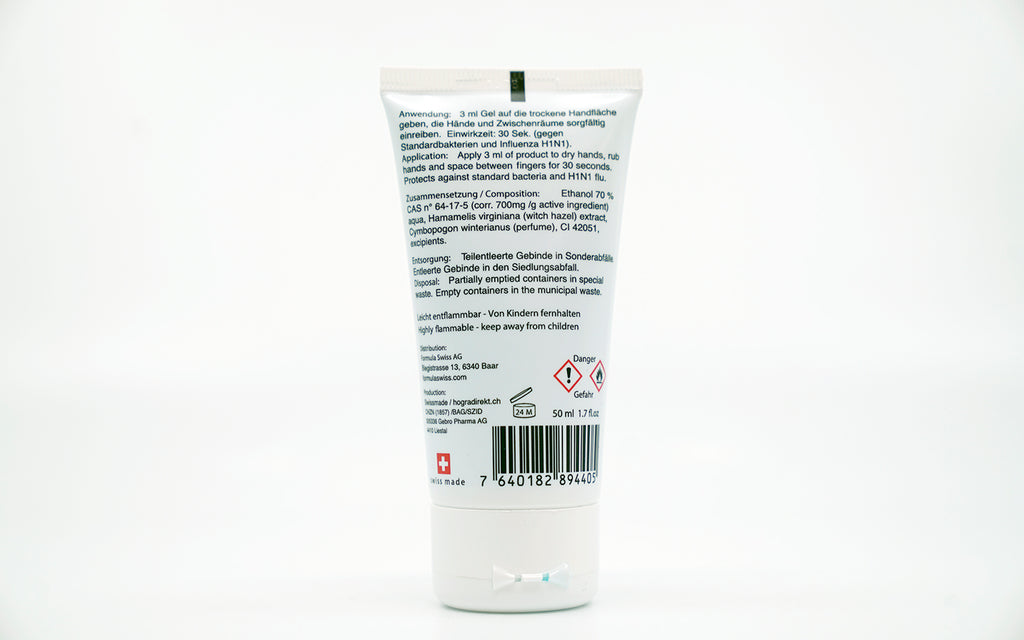 Steril antiseptic gel available in 50 ml 1