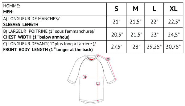 Charte Grandeur Enduro Jersey Homme