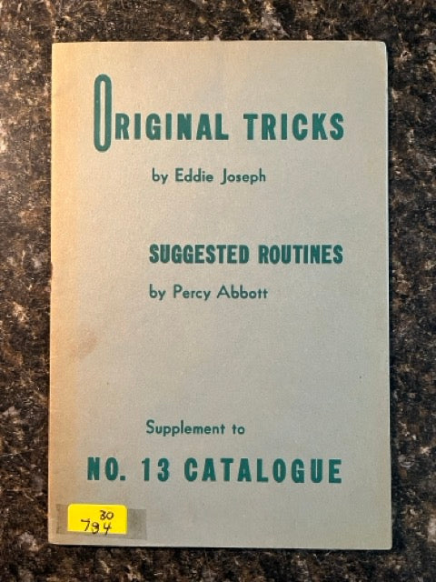 Original Tricks - Eddie Joseph
