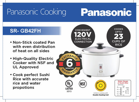 Panasonic Rice Cooker SR-GB42FH