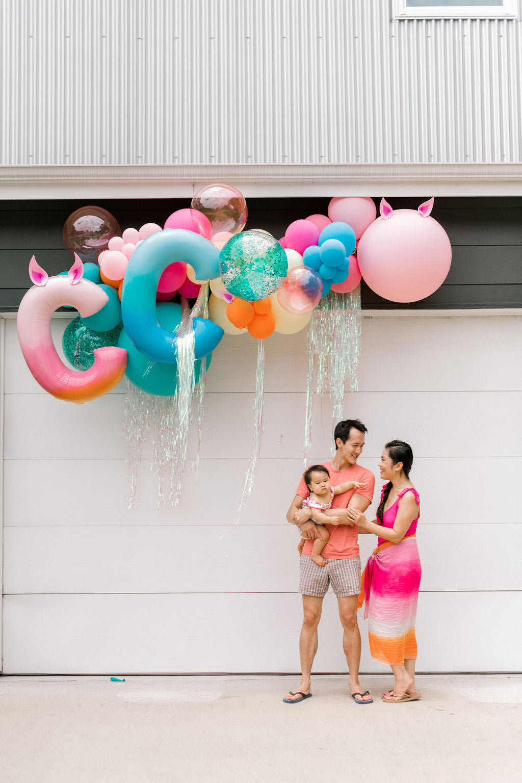 Beach Piggy First Birthday Balloons by Revelry Goods