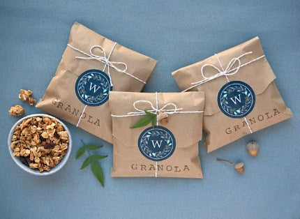 Granola party favors