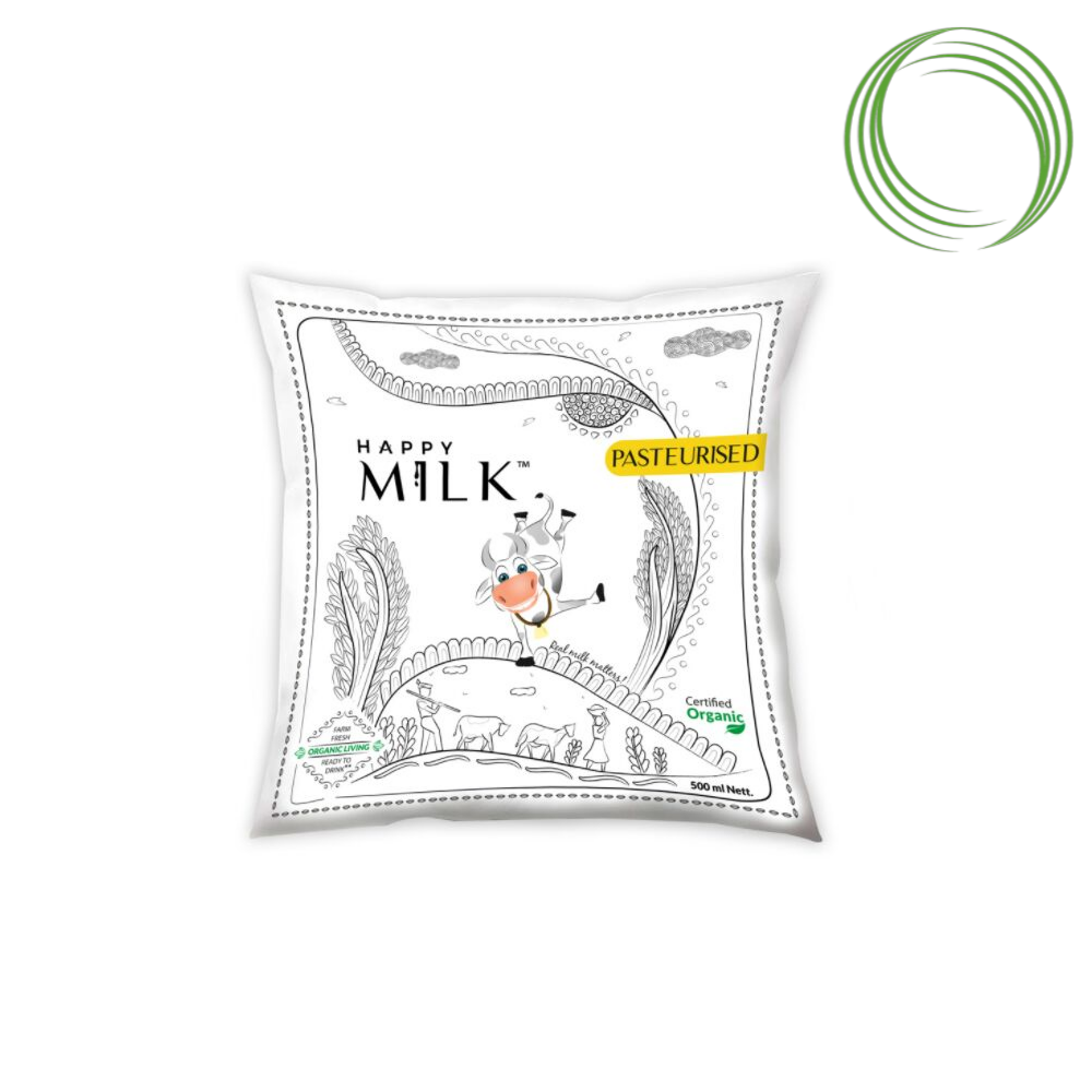 HAPPY MILK CLASSIC MILK (PASTEURIZED) 500 ML POUCH â€