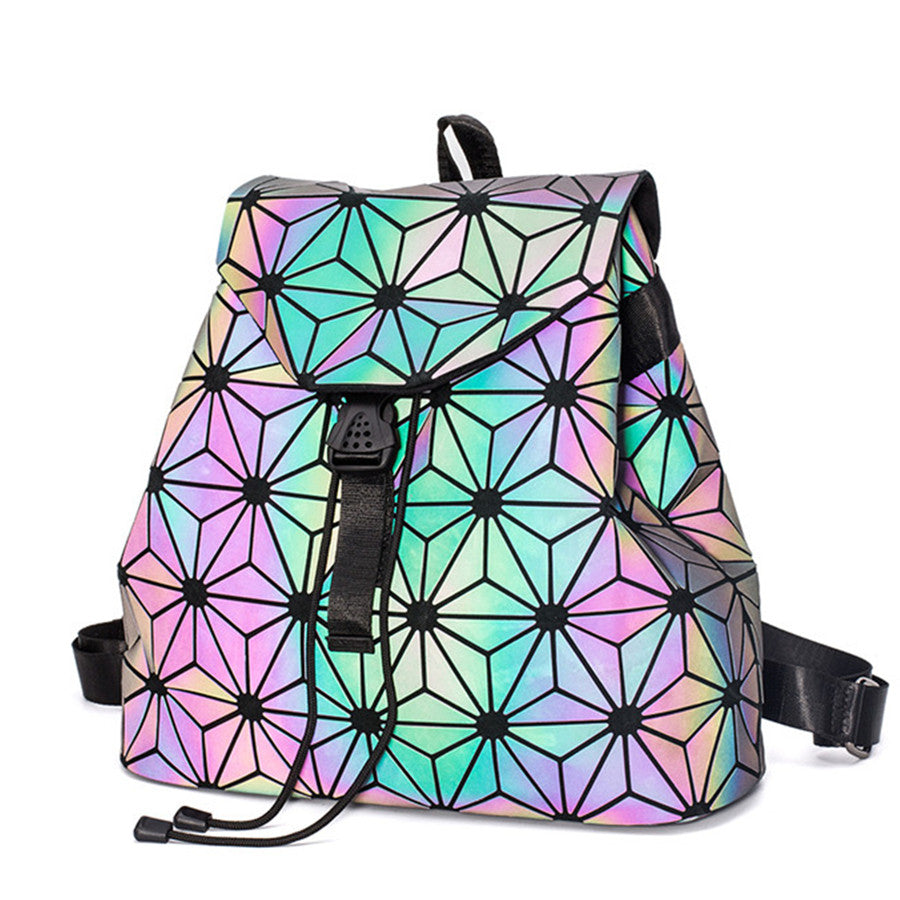 small iridescent backpack