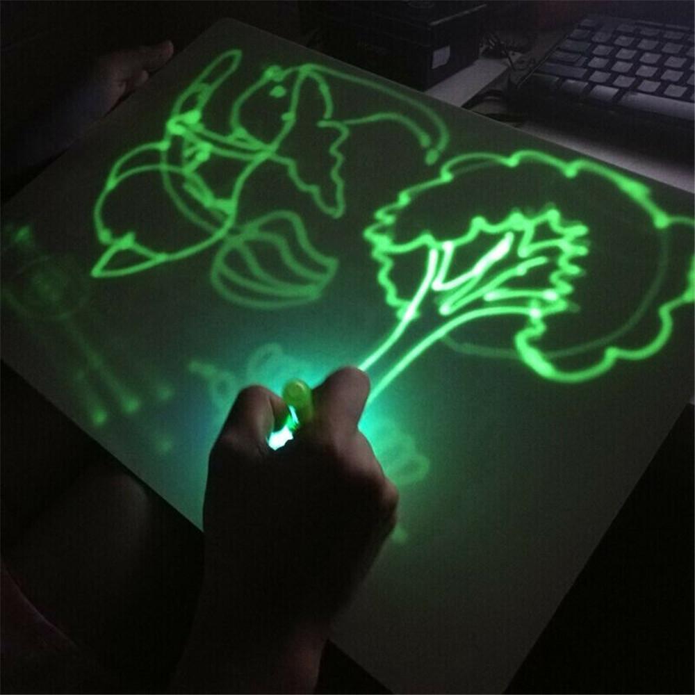 Draw With Light Magic Luminous Drawing Board Fun Educational Developing