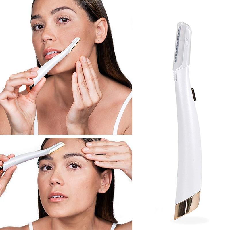 luminous facial hair shaver