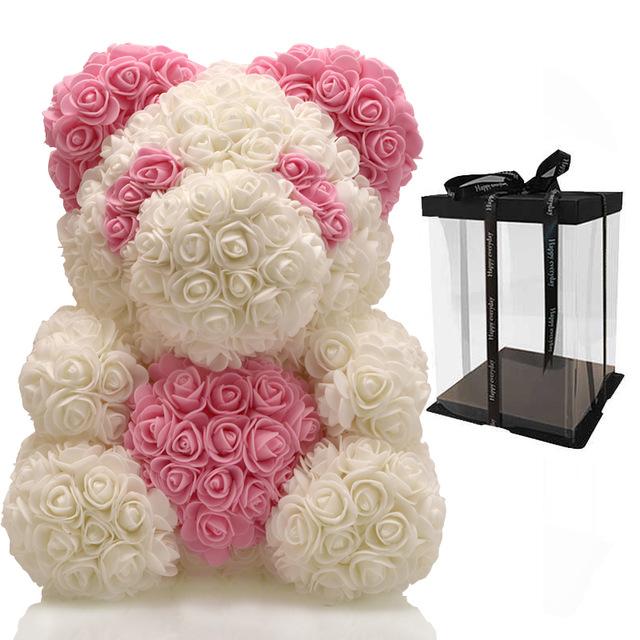 foam bear roses