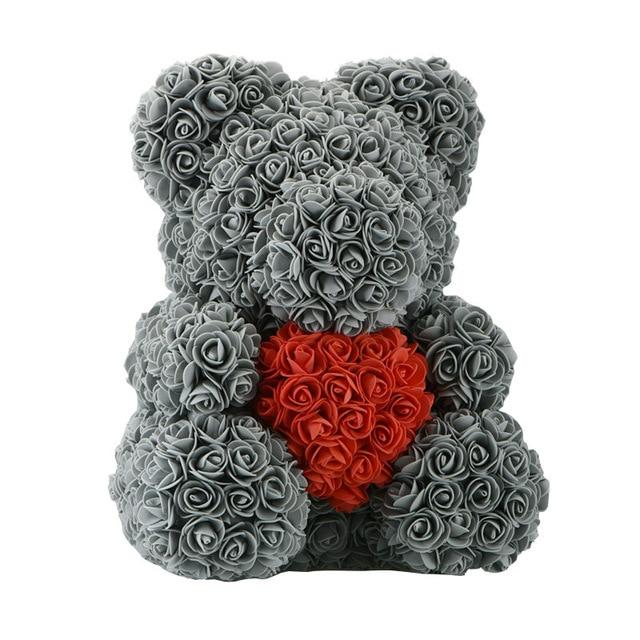 rose valentines bear