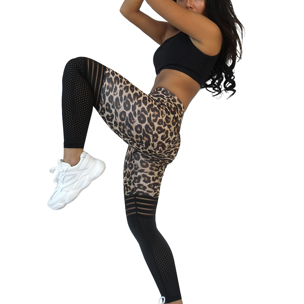 leopard workout leggings