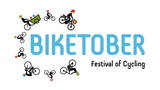 Biketober festival of cycling logo.