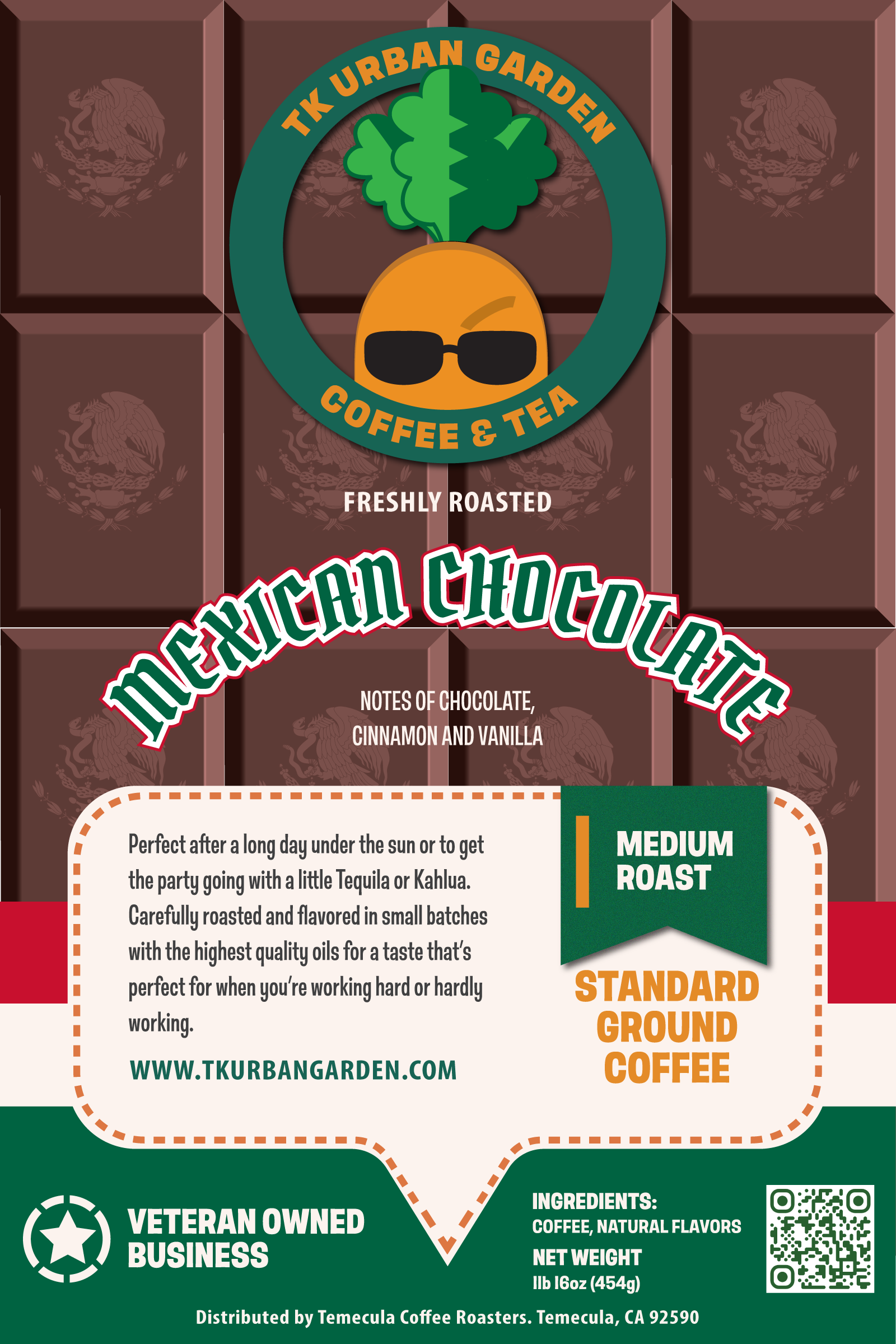Mexican Chocolate Label