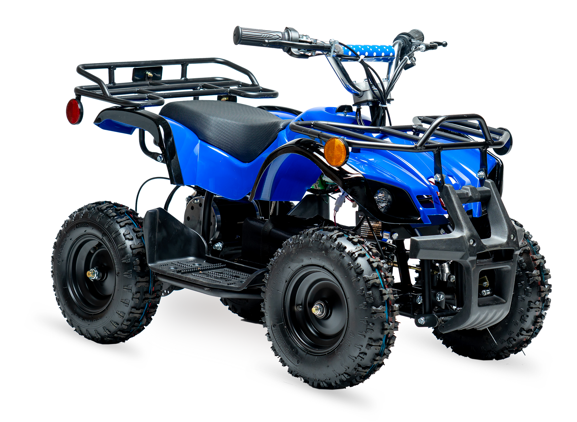 battery operated 4 wheeler with rubber tires