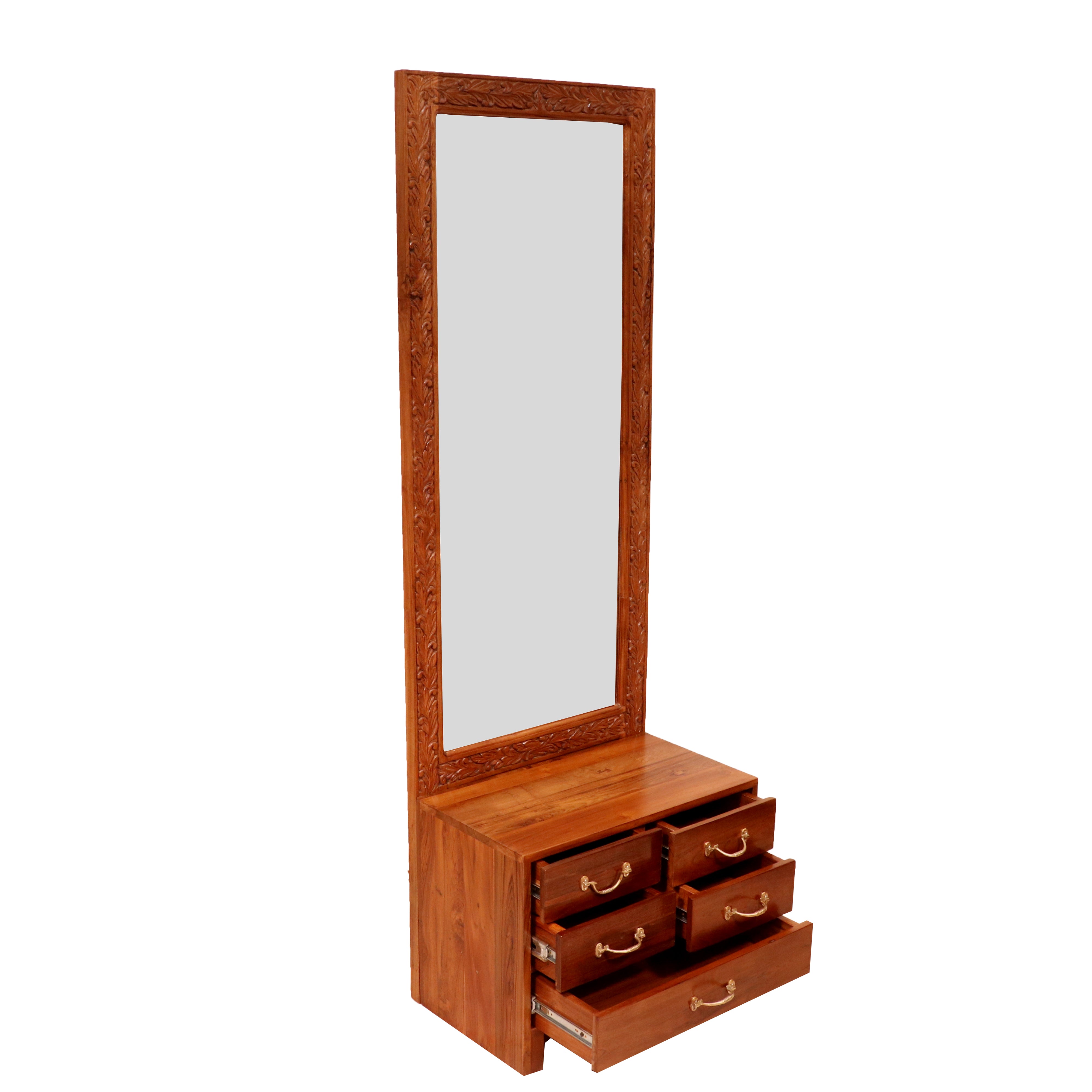 Amazon.com: LEEMTORIG Vanity Table Set with Tri-Folding Mirror, 36