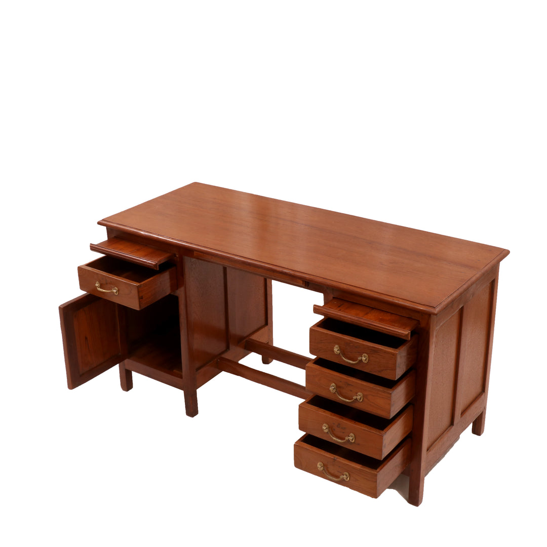 Storage Centric Wooden office study Table