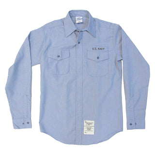NAVY Women Winter Blue Johnny Cash Shirt - Retired USN Service Uniform