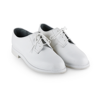 AS-IS Shoes Men's White Leather Dress Oxford - Bates Lites 131 | Uniform  Trading Company