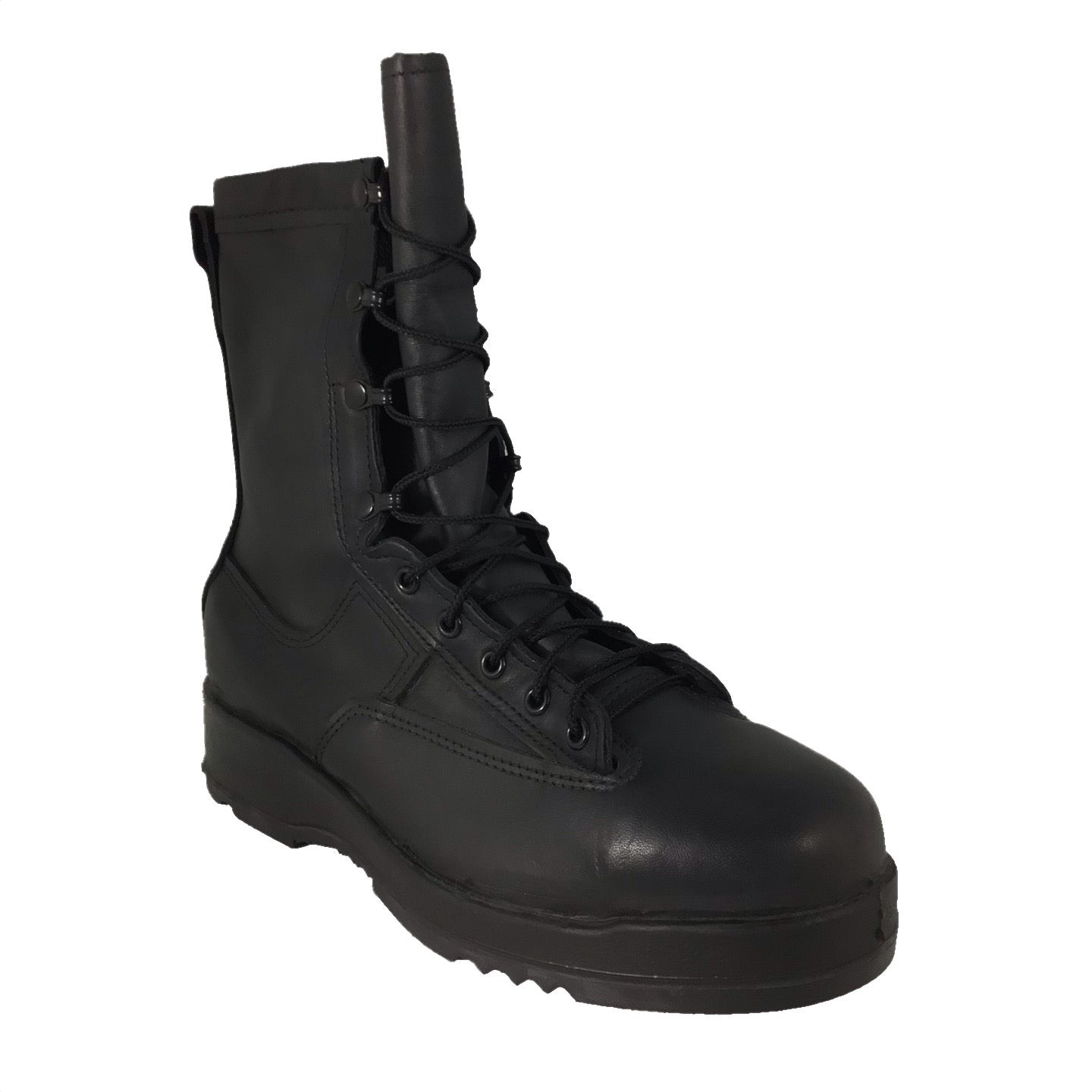 navy steel toe boots