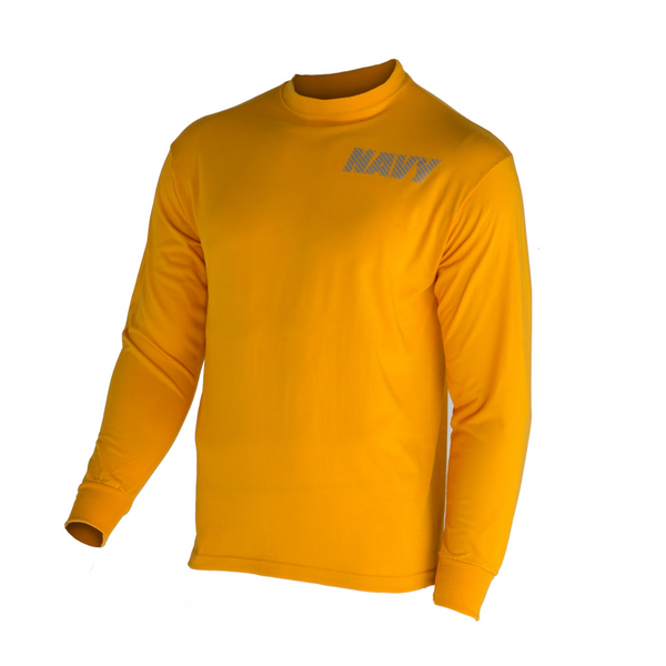 NAVY PT Yellow Long Sleeve T-Shirt - New Balance | Uniform Trading Company