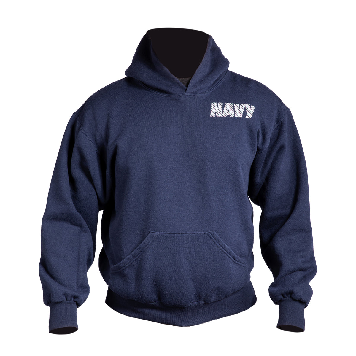 NAVY Sweatshirt, Hooded - Blue / Silver | Uniform Trading Company