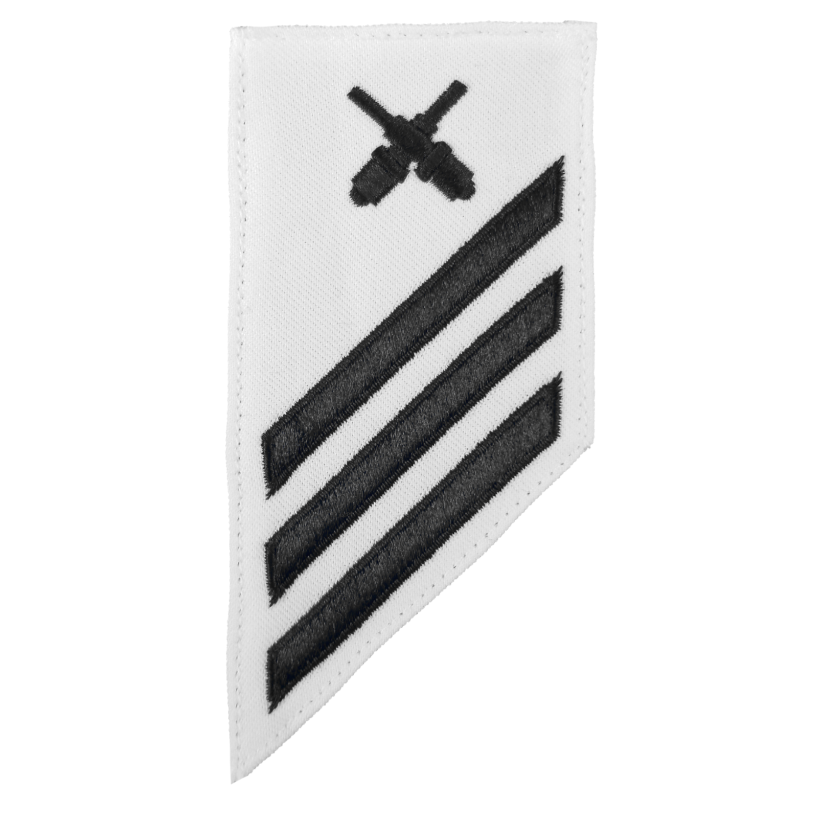 NAVY E2E3 Combo Rating Badge Gunners Mate White Uniform Trading