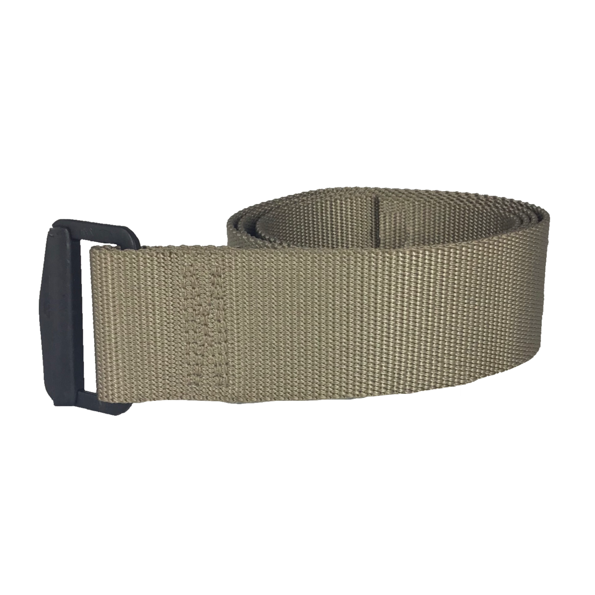 NAVY Tan Rigger Belt with Black D-Ring Buckle | Uniform Trading Company