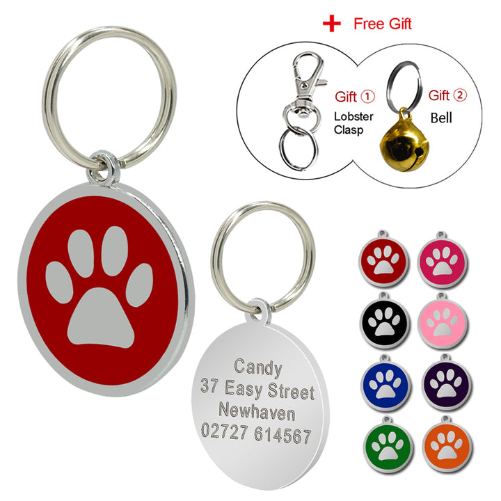 plastic engraved dog tags for pets