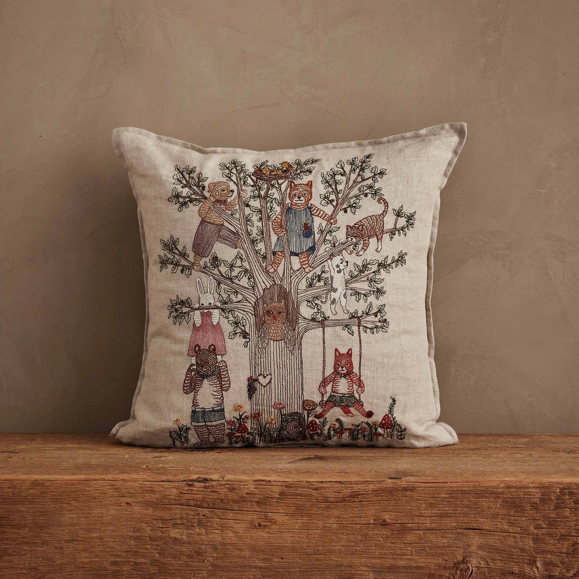 Coral & Tusk Tree of Fun Pillow