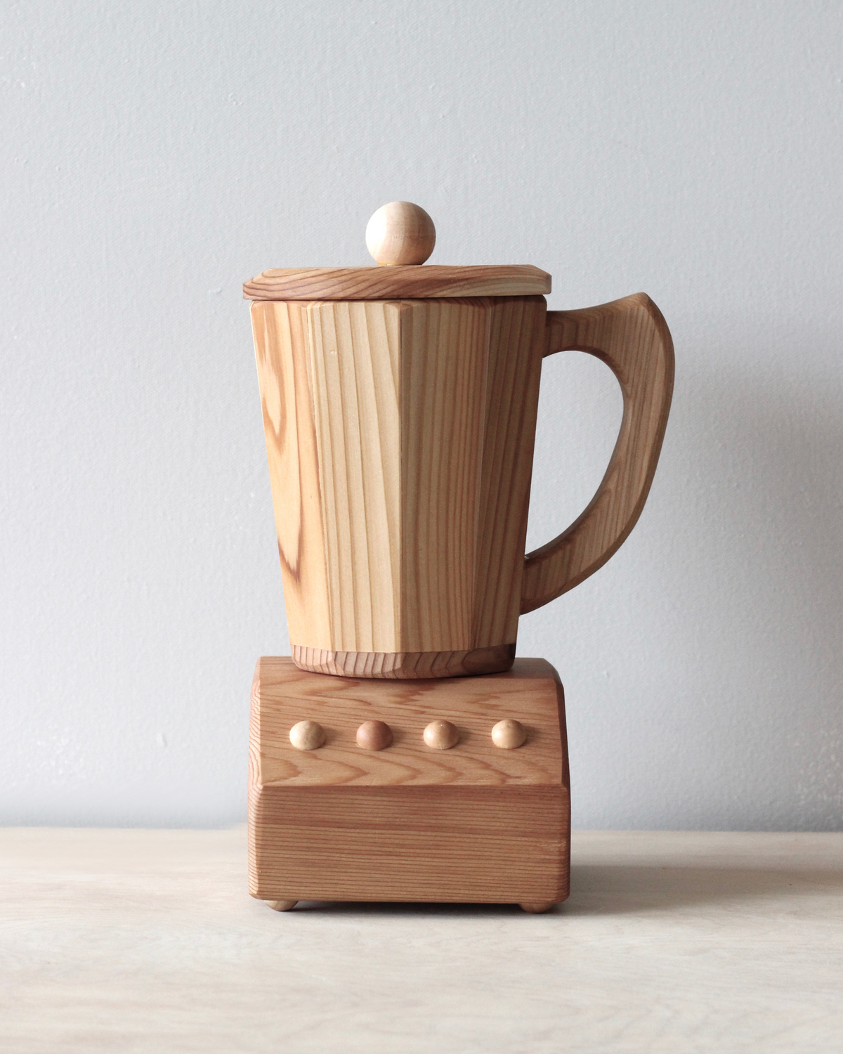 wooden toy toaster and kettle