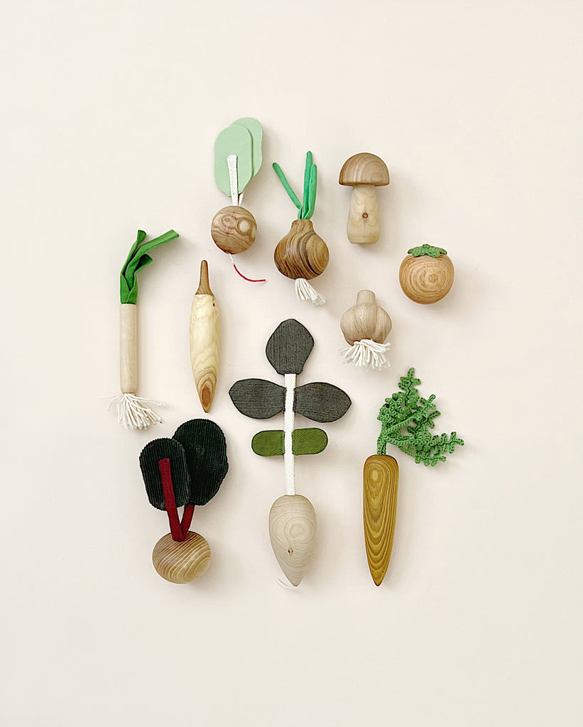 wooden vegetable toys