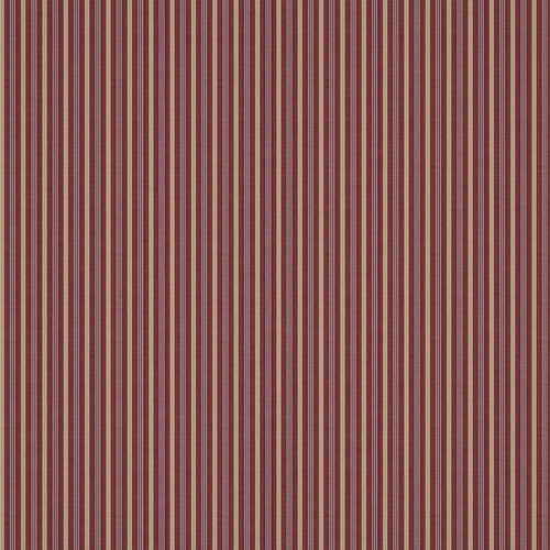 Meknes Stripe Cranberry/Old Gold Fabric