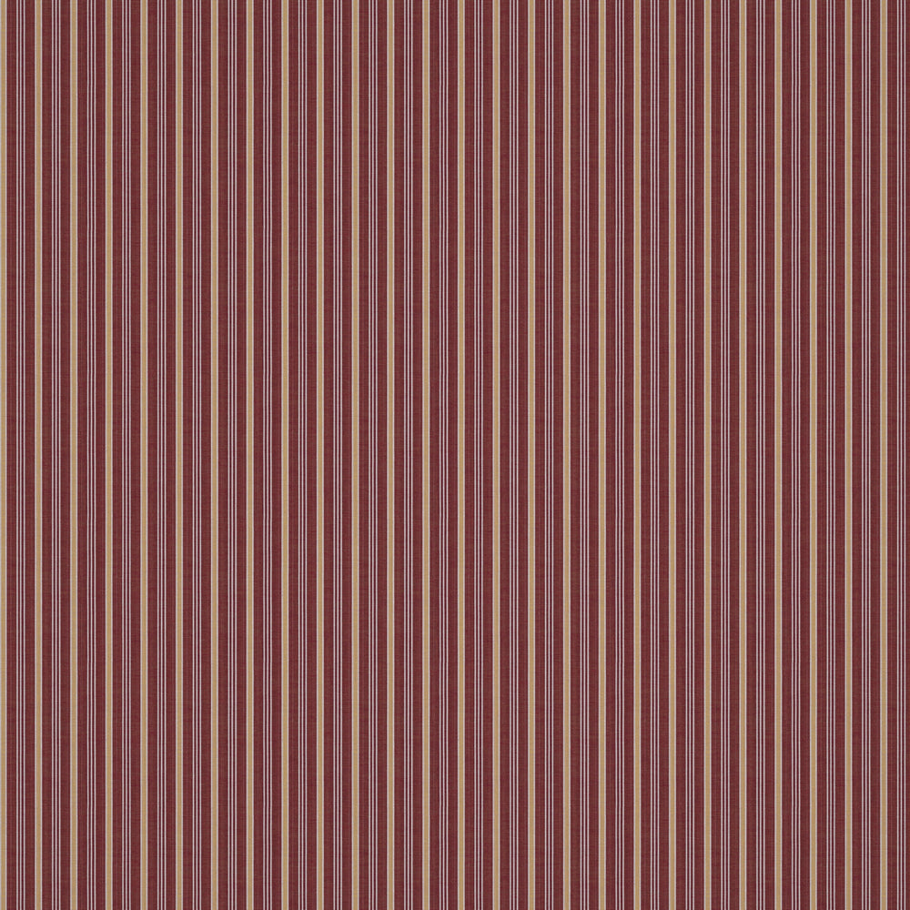 Meknes Stripe Cranberry/Old Gold Fabric 1