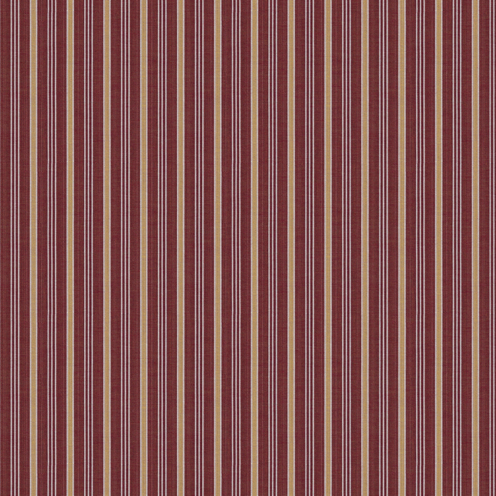 Meknes Stripe Cranberry/Old Gold Fabric 6