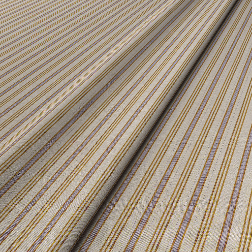 Meknes Stripe Cranberry/Old Gold Fabric 7