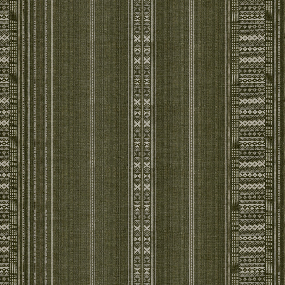 Ethnic Stripe Kiwi Fabric 6