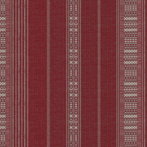 Ethnic Stripe Red Sample