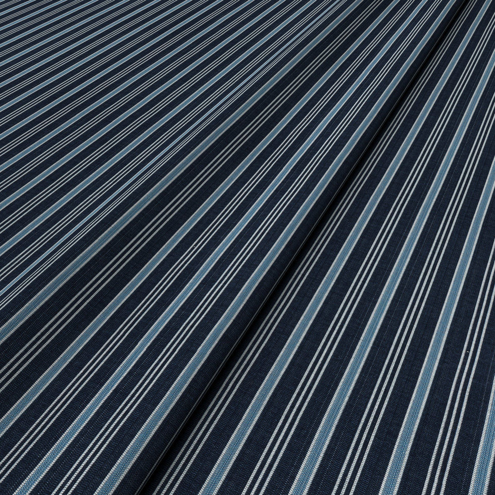 Meknes Stripe Midnight/Azure Fabric 5