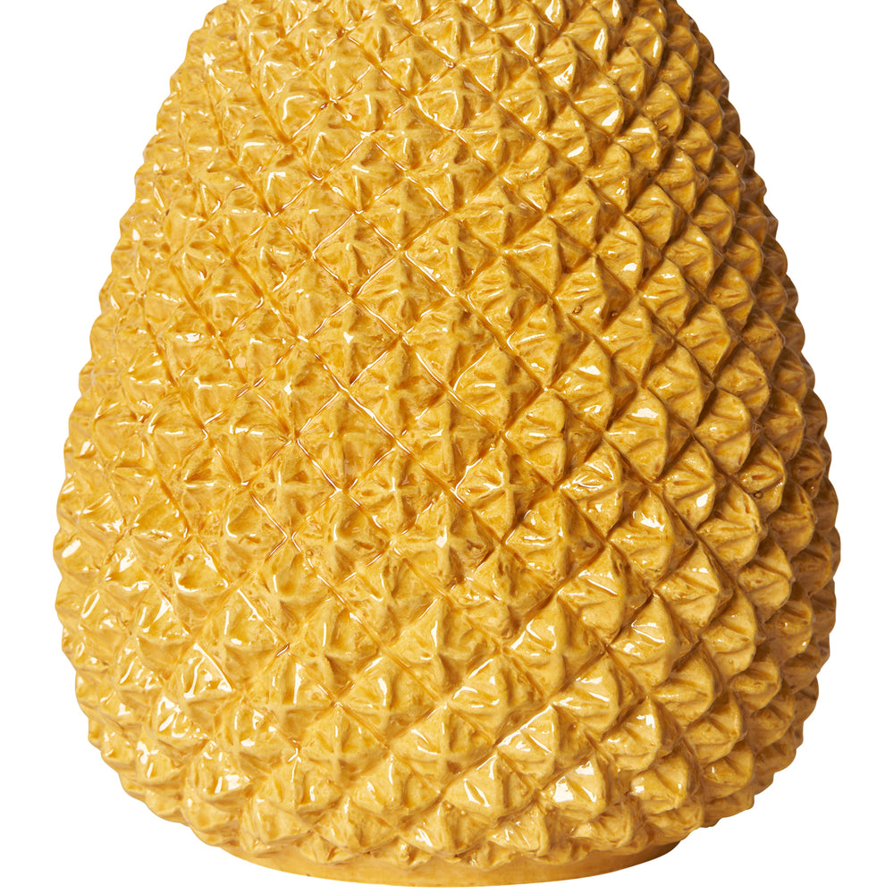 Mustard Pineapple Ceramic Lamp Base 4