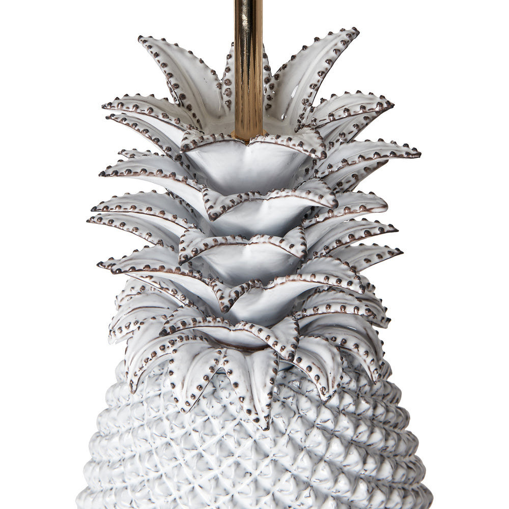 White Pineapple Ceramic Lamp Base 5